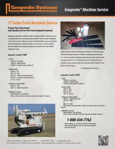 Machine Service for 77 Series Track Machines (7730DT)