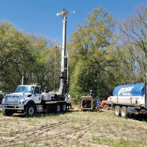 DM450 rig for deep water well drilling