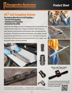 MC5 Soil Sampler Product Sheet