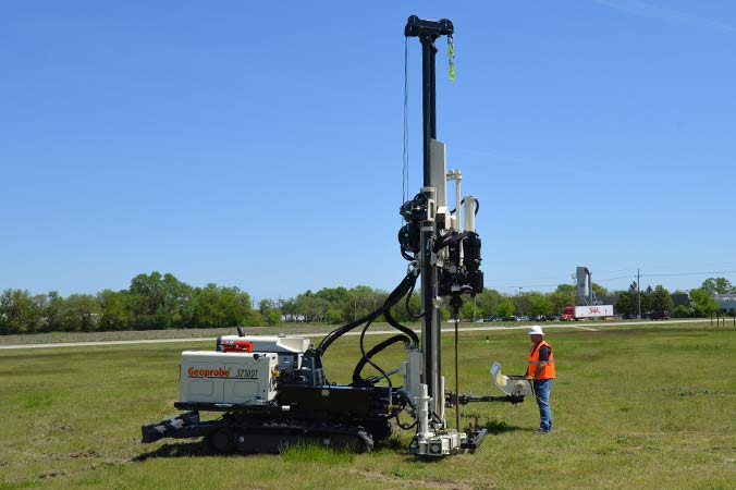 Geotechnical Combo Rig (anchored platform)