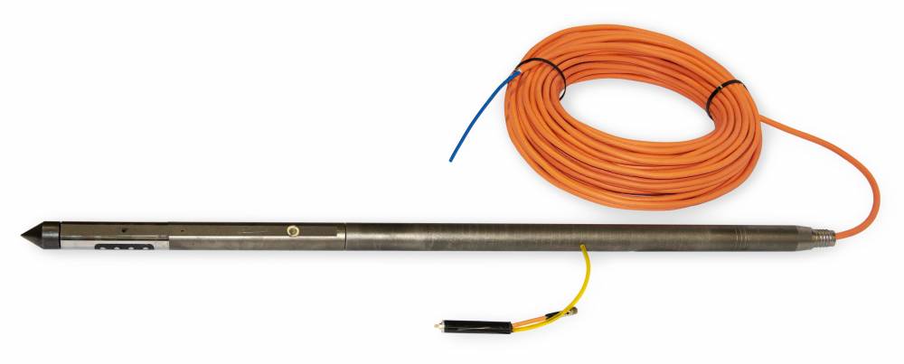 HPT Probe, Pressure Sensor (ran inside the connection tube), connection tube and drive head which connect the drive rods. The HPT trunkline connects the down-hole probe to the up-hole instruments.