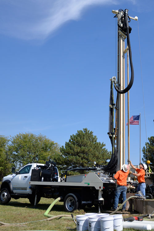 With well drilling rigs made in the USA experience torque and mast speed to make drilling fast and easy.