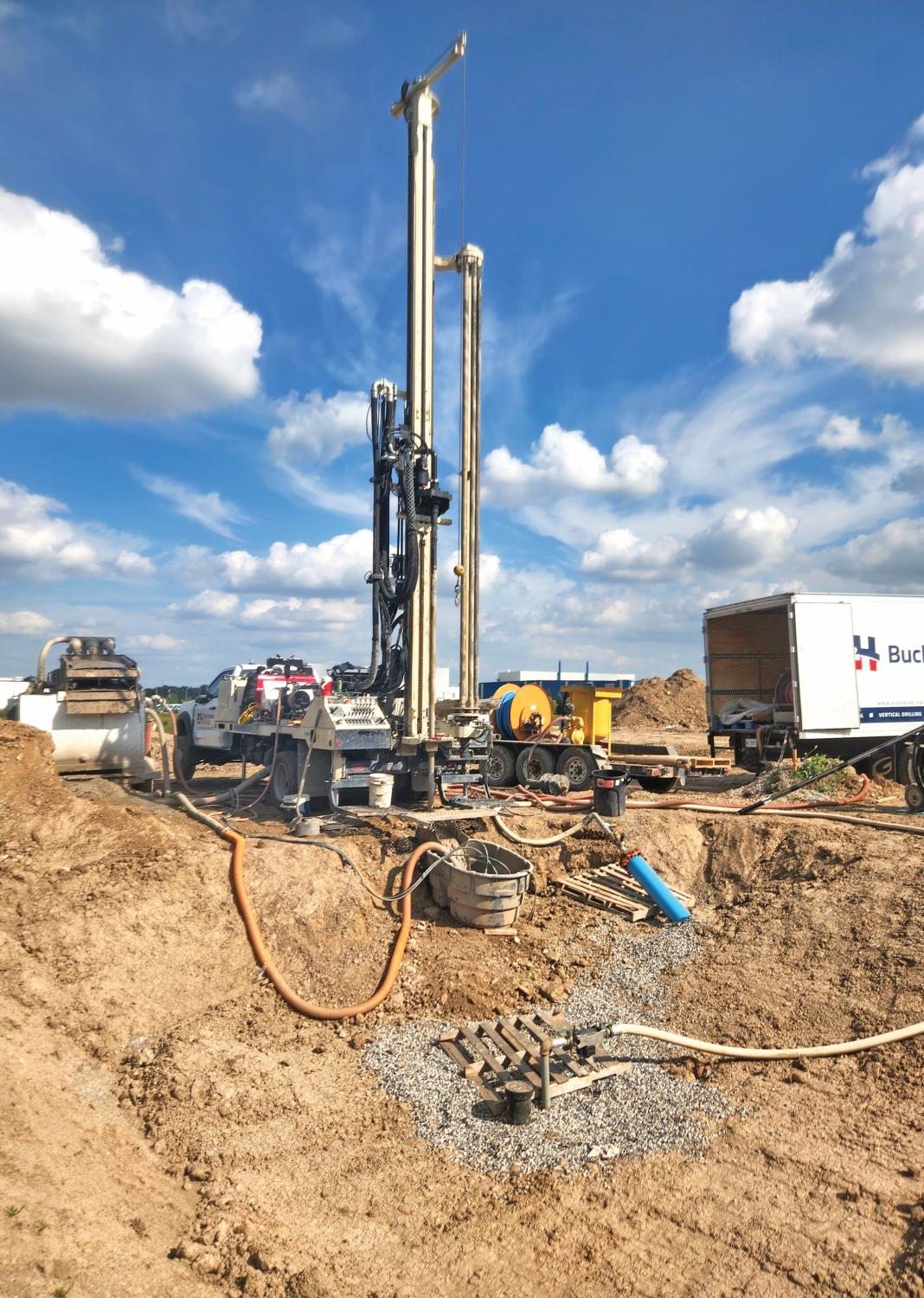 Canadian geothermal energy company chooses DM250 features like size-to-power ratio when expanding into geothermal vertical loop installation.