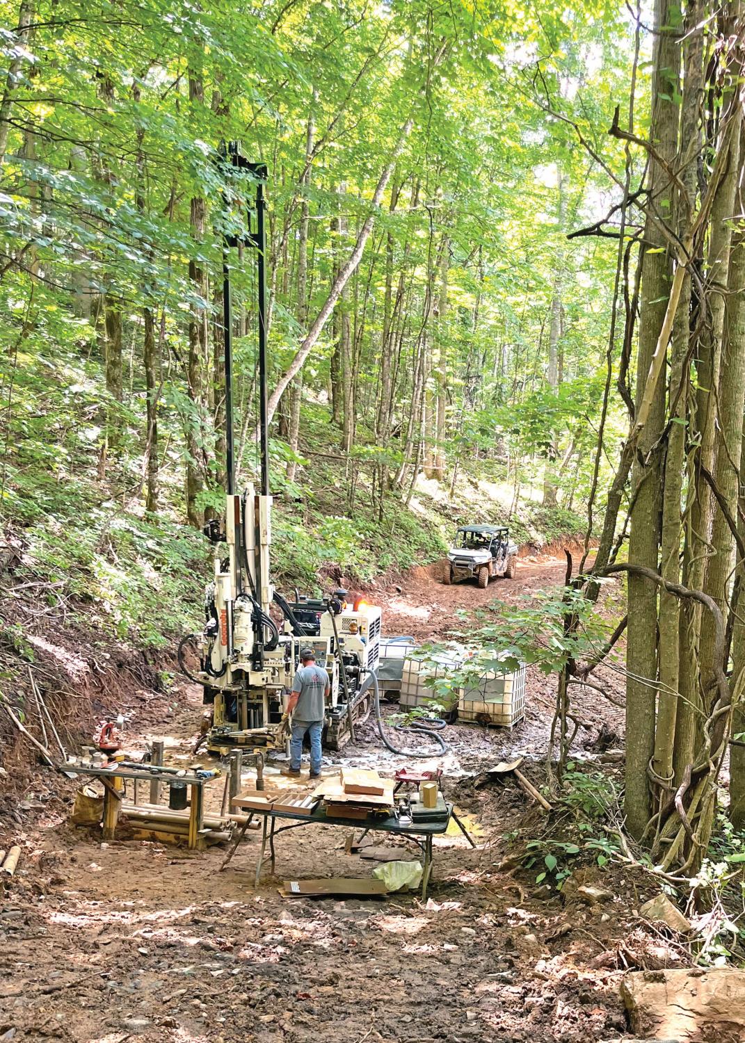 Along with extra torque and rpm, 3135GT features like weight-on-bit, hands-free rotation, and three winches make rock coring methods easier.