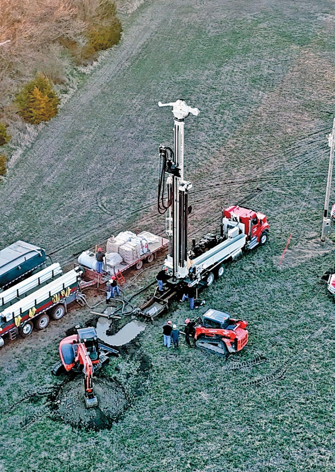 Top drive rig DM650 pipe handling and backloading carousel make big-diameter wells faster, easier, and safer for crews.