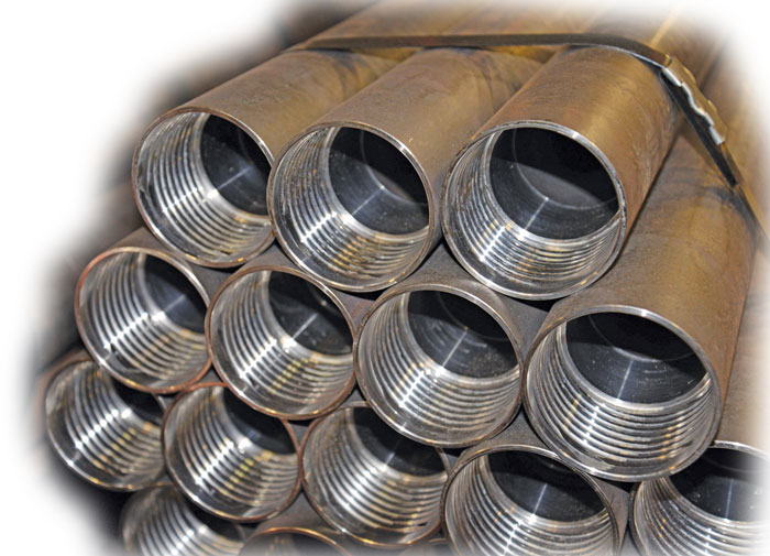 Increased inside diameter overbore to a depth of 5 inches to provide a lip on the back of the ID bore for improved compatibility with rock coring equipment.