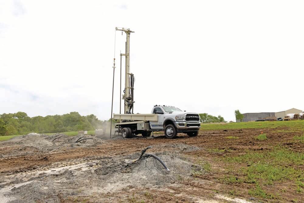 DM250 outperforms bigger rigs on geothermal jobs, including commercial as well as residential.