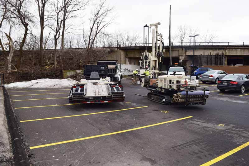 Horizon drillers utilized both of their Geoprobe® machines, the 3230DT and 7822DT on a project in Wisconsin.