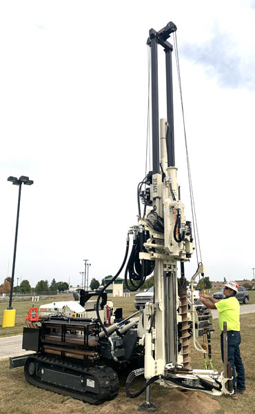 The amount of power packed into a small footprint makes the 3126GT ideal for 50 percent of the work DLZ completes. Brian Mott, environmental specialist, anticipates its ease of use will make it the preferred rig by their drillers.