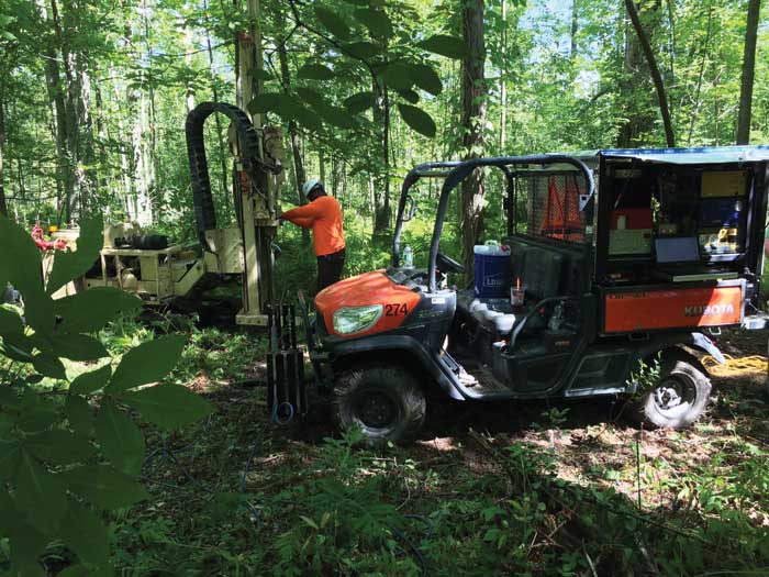 MiHpt Operator Jolaan Price is at the controls for Parratt-Wolff while taking their MiHpt tooling off road in Upstate New York.