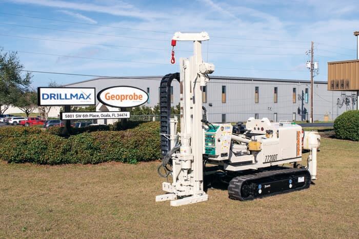 Preferred Drilling Solutions in Pinnellas Park, Florida, has found the Geoprobe® Southeast Service Shop in Florida to be an advantage for their business, including the service, repair and paint of a 7720DT in their fleet.