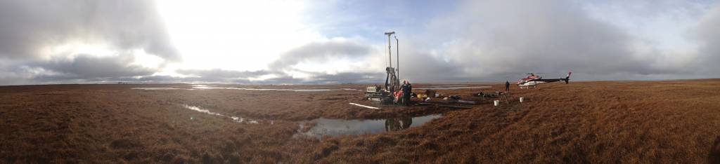 The Discovery Drilling drill crew is treated to a nice day while drilling with the 6712DT in remote northern Alaska.