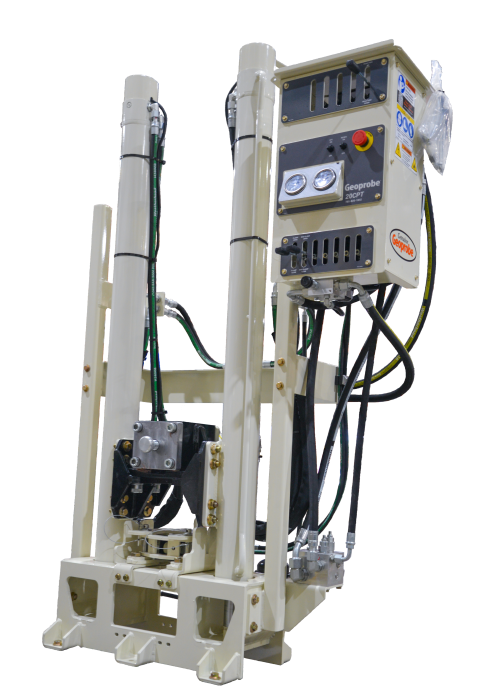 The 20CPT Standalone Press can be mounted on any carrier, letting you tailor transport for your CPT drill..