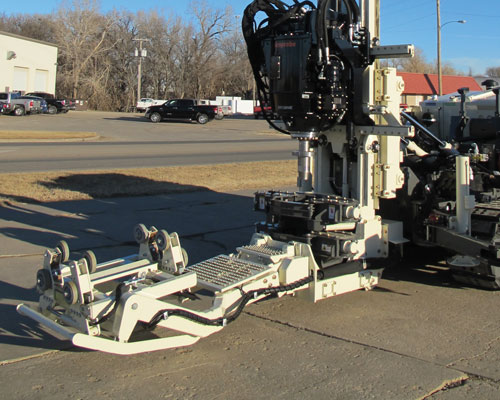 Increase productivity and safety, reduce fatigue and injury with 8150LS sonic drilling rig rod handling system.