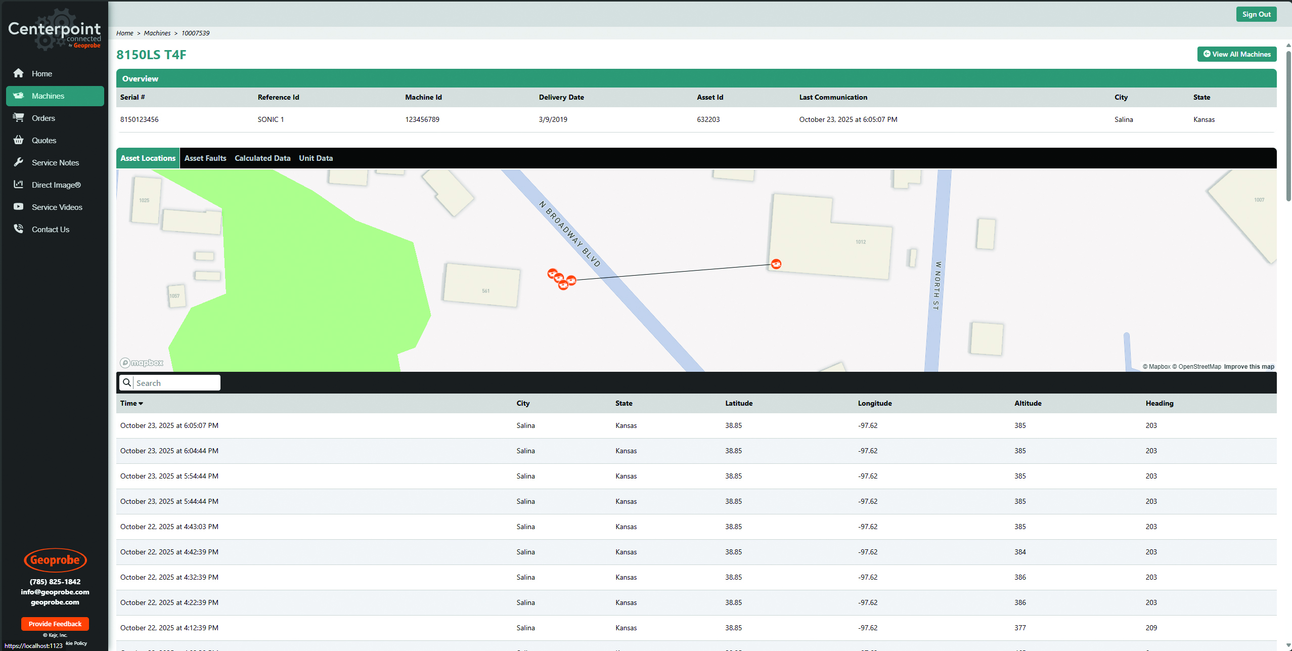 Evidence: GPS tracking proves the rig stayed within land access agreement parameters.