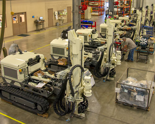 Our industry-leading manufacturing facility in Salina, Kansas, is organized into teams with the production system leveraging each individual's skills and specialized manufacturing tools.