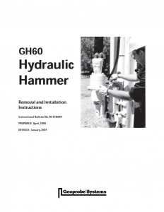 GH60 Hammer Removal and Installation Instructions, Instructional Bulletin No. 00-GH6001