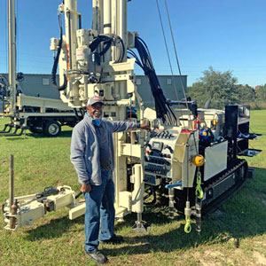 3126GT track mounted geotechnical drill