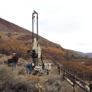 3230DT drill rig for geotechnical testing