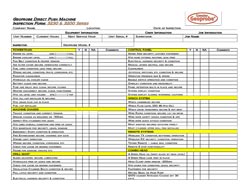 32 Series Rig Inspection Sheet (3230DT, 3200)
