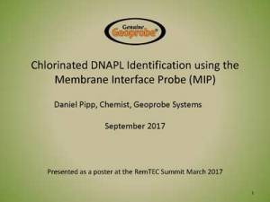 Chlorinated DNAPL Identification
