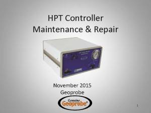 HPT Controller Maintenance & Repair