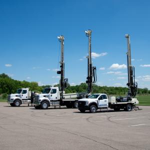 Depend on drilling machines like the DM250, DM450, and DM650 to efficiently complete water wells as well as geothermal and cathodic protection drilling.