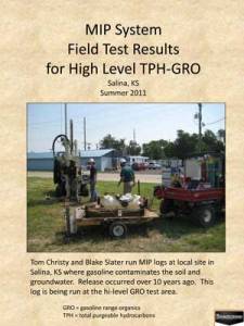 MIP System Field Test Results for High Level TPH-GRO
