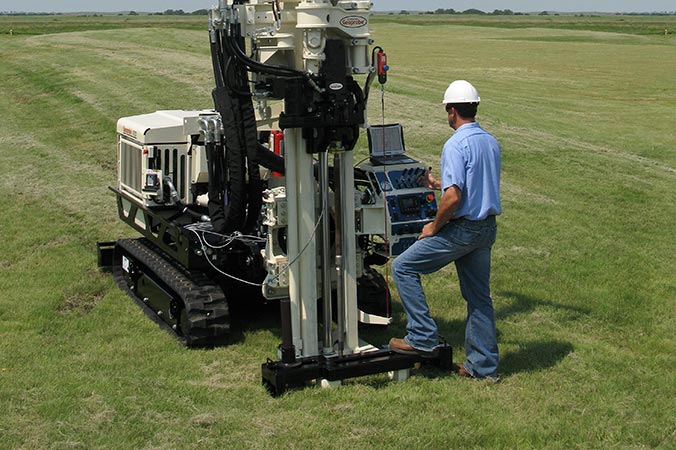 Geotechnical Combo Rig (anchored platform)